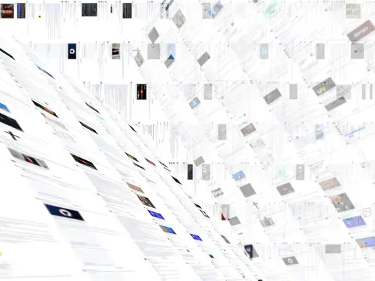Assemblage de screenshots flous montrant les messages postés dans le salon de veille sur notre instance de Rocket Chat ; il y a beaucoup de contenu.