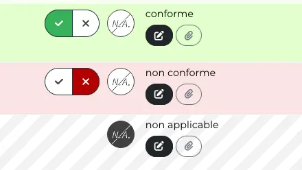 Grilles de réponse et questionnaires qualité